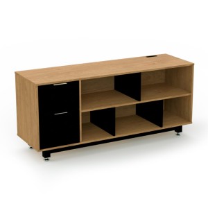 Credenza Baja con Papelera y Archivo 150 x 67.5 cm (Izquierdo)
