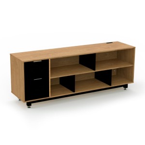 Credenza Baja con Papelera y Archivo 180 x 67.5 cm (Izquierdo)