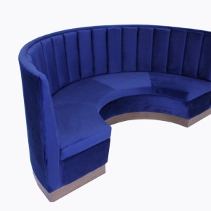 Sillón para Restaurantes Booth Elegante Circular Kontempo Rizzo
