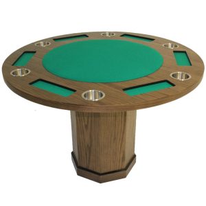 Mesa de Juego Redonda Kontempo Poker 6